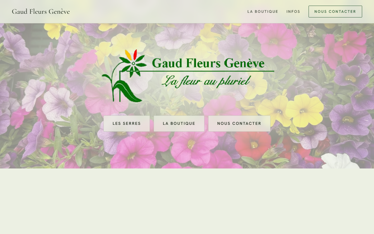 Gaud Fleurs Genève