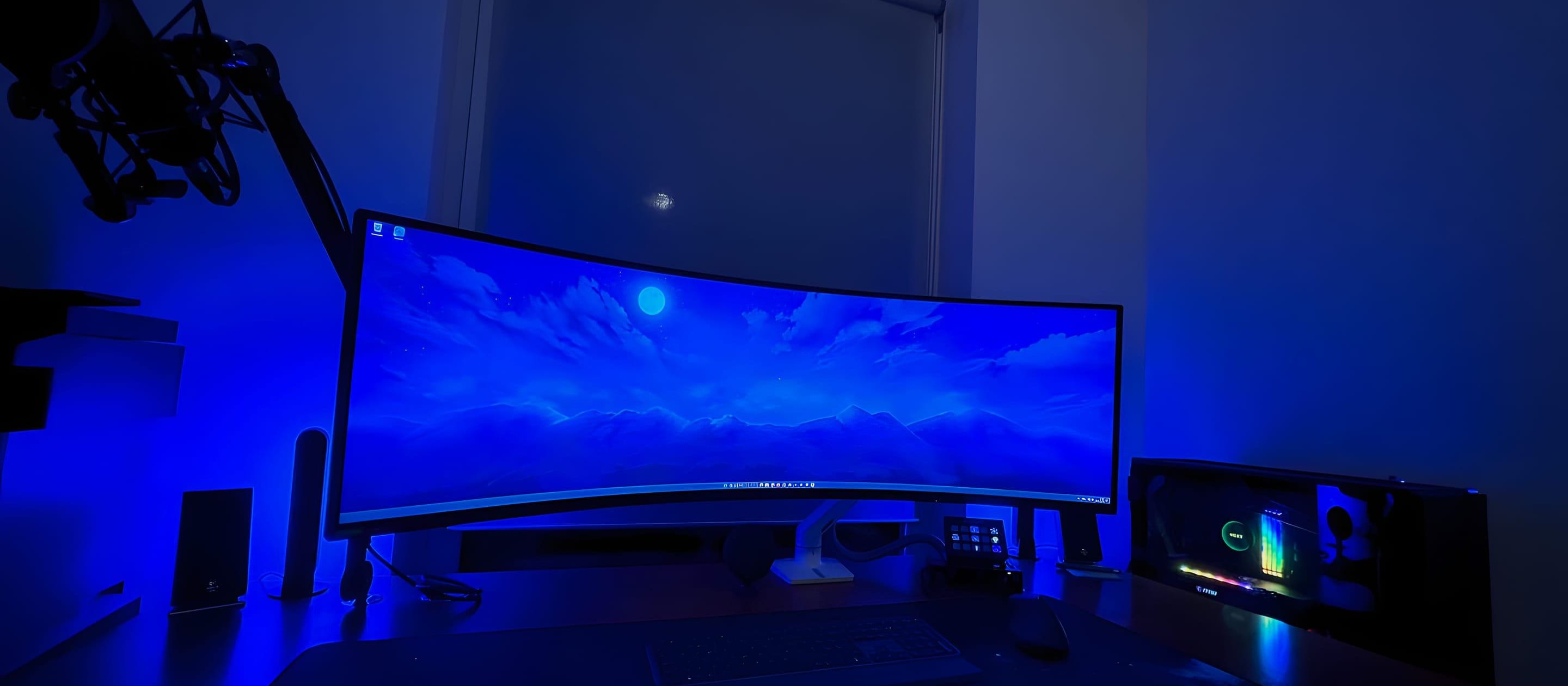 Le studio de développement Nexel, de nuit